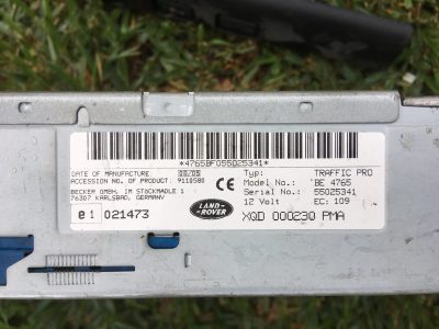 IMG_0939 Freelander - Auto Rádio original