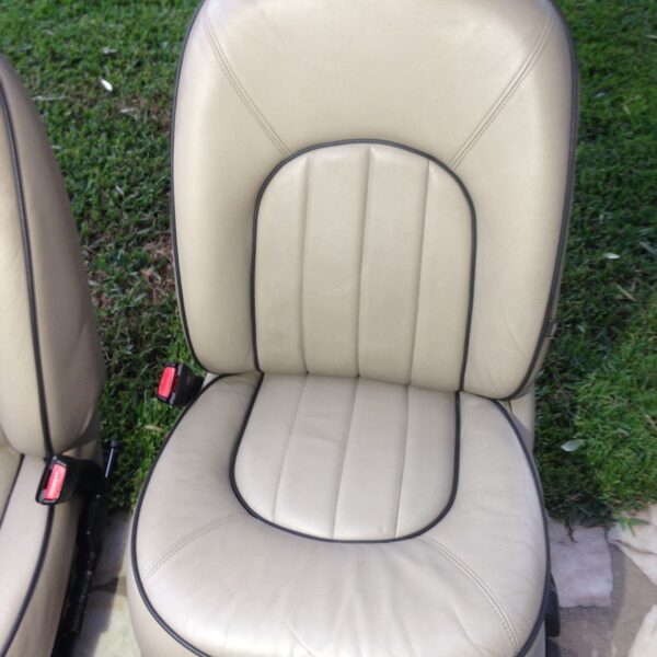 Rover 75 - Bancos Pele bege Manuais Carro & Carrinha - Image 6