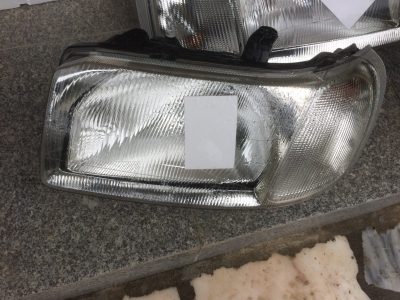 Freelander Prefacelift - Faróis fundo branco