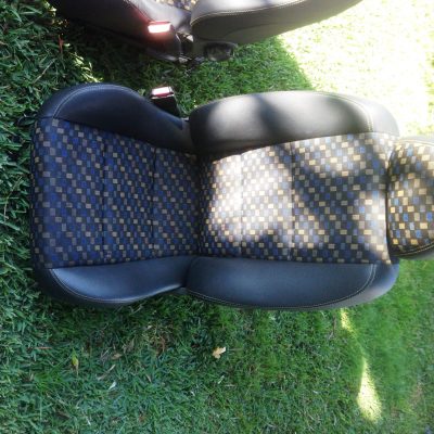 MG ZR - Bancos Pele & Tecido padrão amarelo