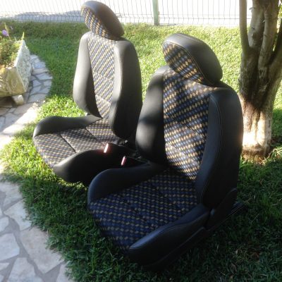 MG ZR - Bancos Pele & Tecido padrão amarelo