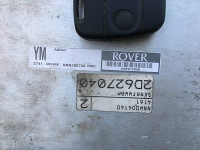 IMG_0688 Rover 25/45 MG ZR/ZS - Centralina Motor + Unidade Alarme