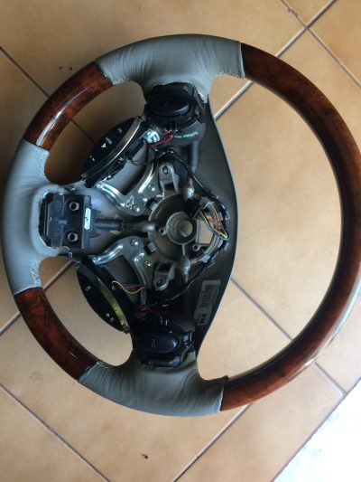 IMG_1362 Rover 75 - Volante Madeira Bege & Cinza