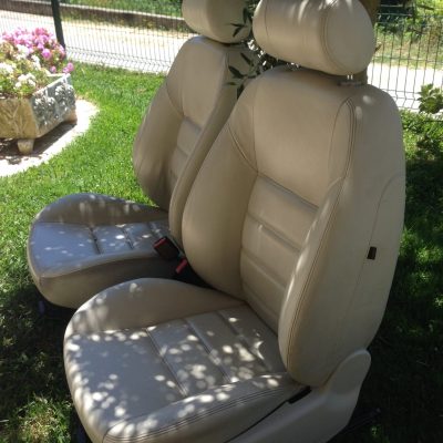 Jaguar X Type - Bancos Pele Creme