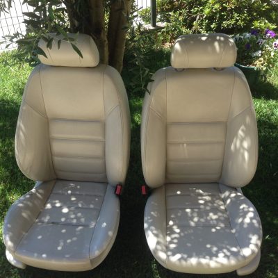 Jaguar X Type - Bancos Pele Creme