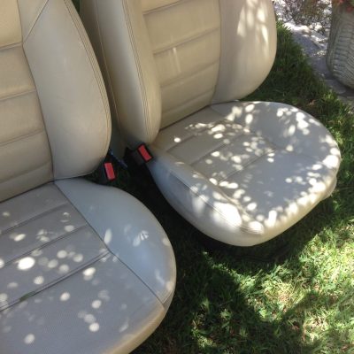 Jaguar X Type - Bancos Pele Creme