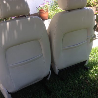 Jaguar X Type - Bancos Pele Creme