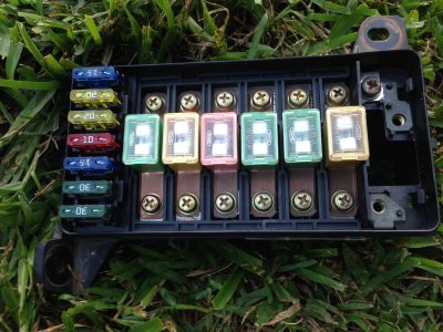 MG F & TF - Caixa Ralés & Fusíveis+ Imobilização