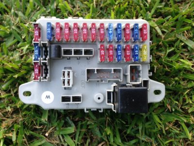 MG F & TF - Caixa Ralés & Fusíveis+ Imobilização