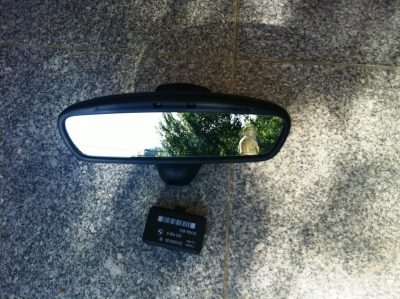 Retrovisor + Sensor de Chuva Rover 75 / MG ZT - Retrovisor + sensor chuva + Cabalagem
