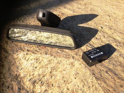 Retrovisor + Sensor de Chuva Rover 75 / MG ZT - Retrovisor + sensor chuva + Cabalagem