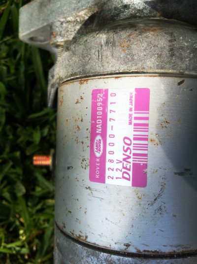 Rover 75 / MG ZT - Motor Arranque V6