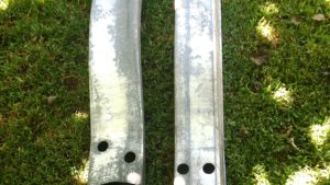 reforço aluminio parachoques Rover 75 / MG ZT - Reforço Alumínio Frente & Trás Traseiro