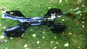 Grelha Preta 1 Rover 75/MG ZT - Frente Chapa Preta