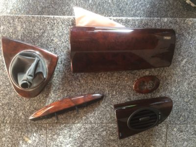 IMG_6172 Rover 75 - Espelho Espelhos Quadrante & Airbag Madeira genuína