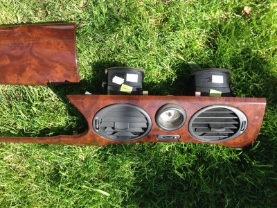 IMG_6267 Rover 75 - Espelho Espelhos Quadrante & Airbag Plástico Madeira Mk1