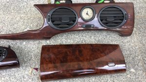 Rover 75 - Espelho Espelhos Quadrante & Airbag Plástico Madeira Mk1