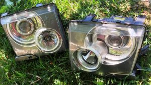 IMG_4396 Range Rover L322 Farol Faróis Xénon
