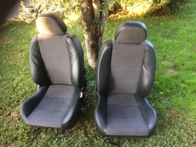 MG ZR - Bancos Desportivos Pele & Tecido Cinza