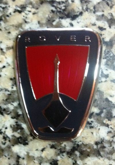 75 Mk2 Rover 75 - Símbolo Logótipo frente Grelha Parachoques V8