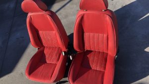 MG F - Bancos Tecido Vermelho