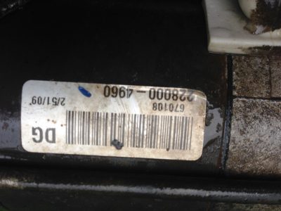 Rover 25/ 45 MG ZR/ ZS Streetwise - Motor Arranque Diesel