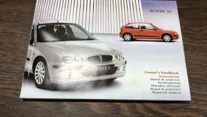 Rover 25 - Livro Manual Instruções