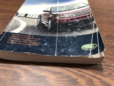 Range Rover L320 - Manual Livro Instruções