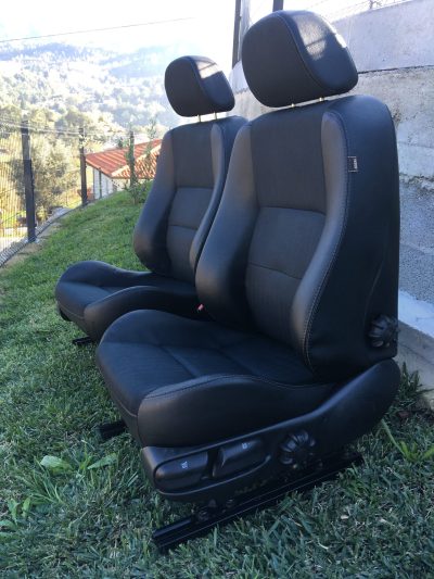 MG ZT ZTT - Bancos Pele & Tecido Escuros Carro & Carrinha