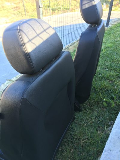 MG ZT ZTT - Bancos Pele & Tecido Escuros Carro & Carrinha