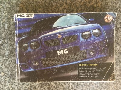 MG ZT - Livro Manual Instruções