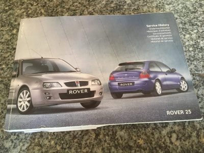 IMG_9739 Rover 25 - Livro Manual Instruções