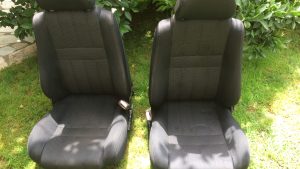 MG TF - Bancos Tecido Escuros Preto