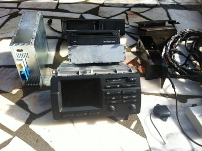 fotografia 3-48 Rover 75/ MG ZT - Conjunto de módulos GPS Radio TV Monitor