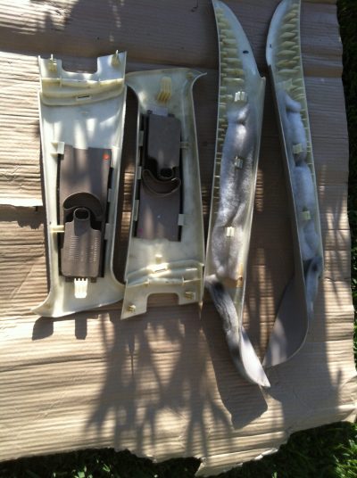 Rover 75 - Coluna Colunas Pilar Pilares Forro Bege