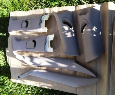 Rover 75 - Coluna Colunas Pilar Pilares Forro Bege