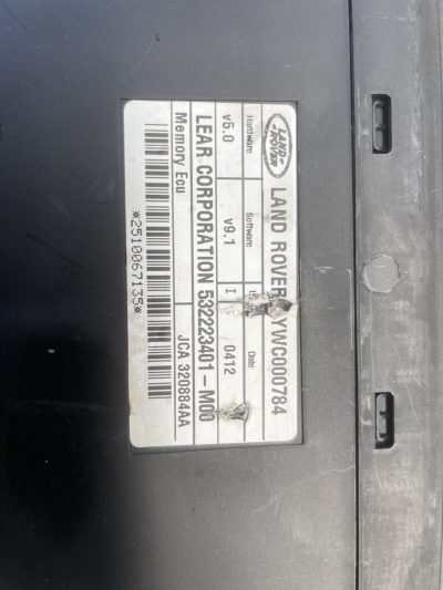 Range Rover L320 / Discovery 3 III - Unidade Centralina Banco Condutor