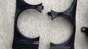 IMG_1629 Jaguar XJ6 X300 - Proteção Máscara Farol Faróis