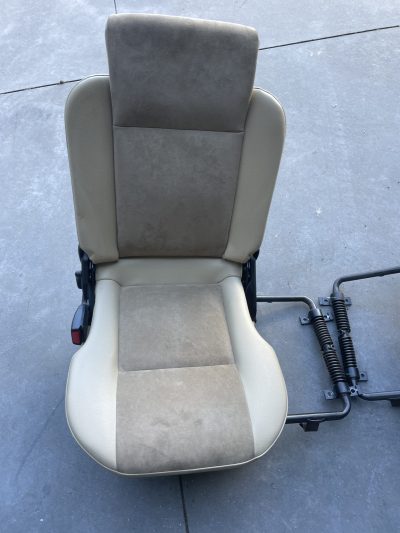 Discovery 2 II – Bancos Pele Bege & Camurça Manuais p/ 7 Lugares