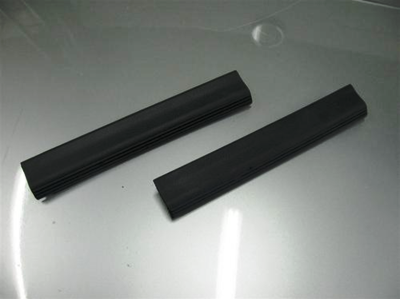 Rodapé pequeno Preto Carpete Rover 75/MG ZT - Rodapé Rodapés Frisos Frisos Escuro Mk1 & Mk2