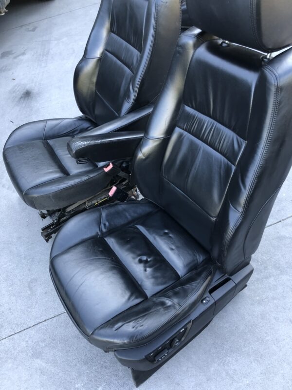 Range Rover L320 - Bancos Pele Pretos Elétricos - Image 3