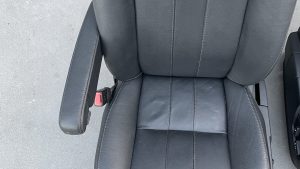 Freelander 2 II - Bancos Pele Pretos Elétricos Apoio Braço 5L & 7L