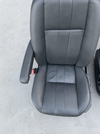 Freelander 2 II - Bancos Pele Pretos Elétricos Apoio Braço 5L & 7L