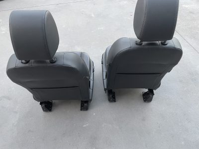 Freelander 2 II - Bancos Pele Pretos Elétricos Apoio Braço 5L & 7L