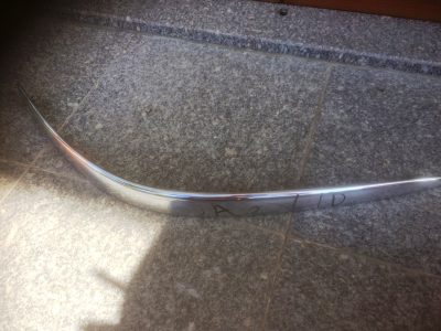Friso L D frente Jaguar X Type - Friso Frisos Cromados Parachoques